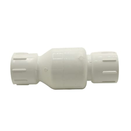Thrifco Plumbing 1 Inch Slip PVC Spring Check Valve 6415197